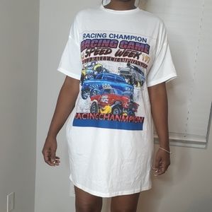 Oversized T-shirt dress